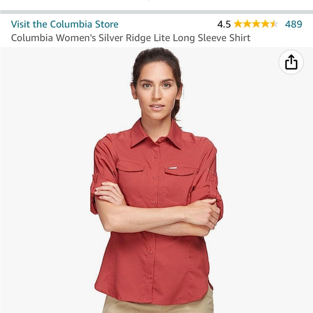 Columbia Trail Shirt Small
